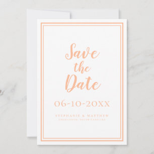 Mariage Pêche Enregistrer La Date Annonces Minimal