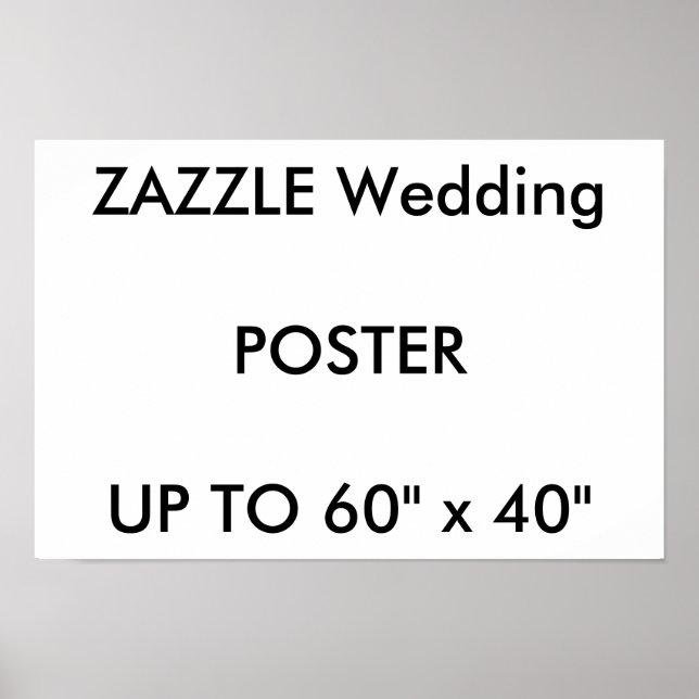 Mariage Personnalisé 16,5 po x 11 po Poster GLOSSY (Devant)