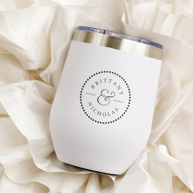 Mariage personnalisé avec cadre de point d'ancrage (Créateur téléchargé)