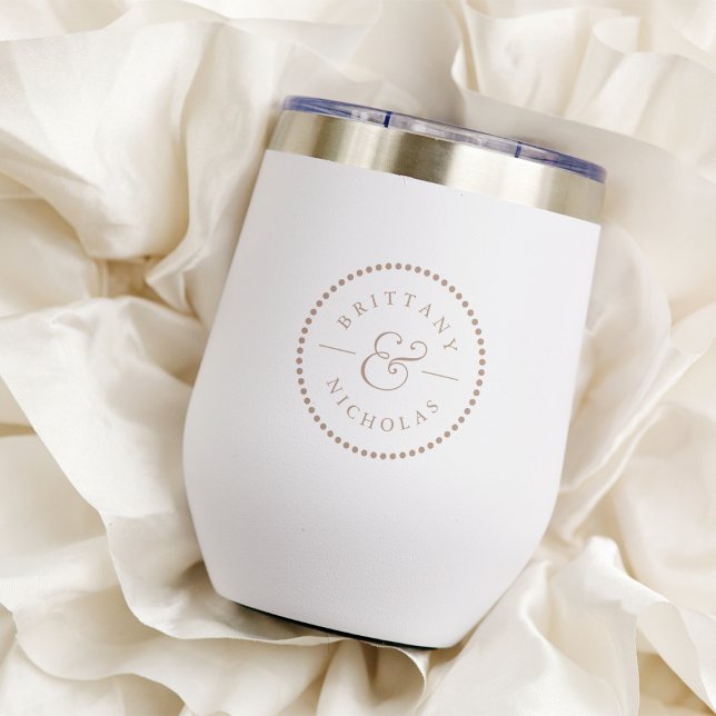 Mariage personnalisé avec cadre de point d'ancrage (Créateur téléchargé)
