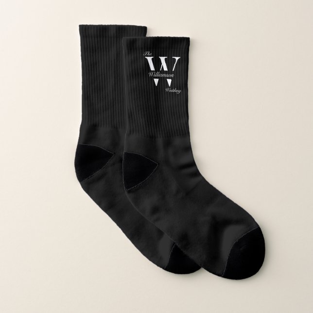 Mariage personnalisé avec monogramme et nom des ga (Paire)