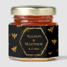 Mariage Personnalisé Élégant à Motif de Abeille No