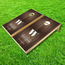 Mariage personnalisé Monogramme de grain de bois r
