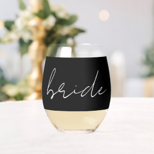 mariage personnalisé vin verre sans tige