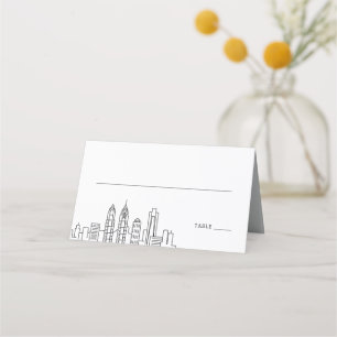 Mariage Philadelphie Placer les cartes de nom de