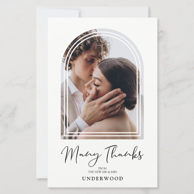 Mariage photo à effet minimaliste bas (Devant)