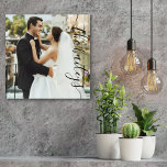 Mariage Photo Acrylique Mur Art<br><div class="desc">Souvenez-vous de votre belle journée de mariage avec ce bel art photoacrylique personnalisé !</div>