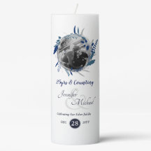 Mariage photo Anniversaire Cadeau Blue Wreath Mode