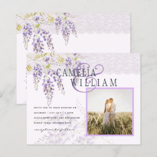 MARIAGE PHOTO BUDGET Purple Wisteria Ampersand