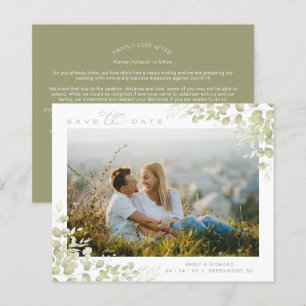 Mariage photo Chic Modern Green Branches