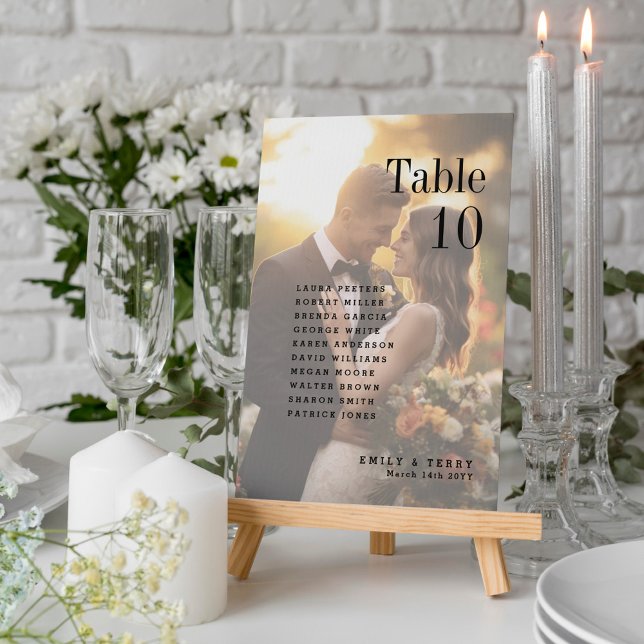 Mariage photo de l'heure d'or Nom du client Numéro (Créateur téléchargé)