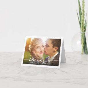 Mariage photo design moderne Merci