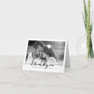 Mariage photo design moderne Merci