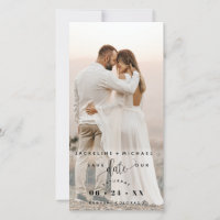 Mariage photo et script Enregistrer le Signet date