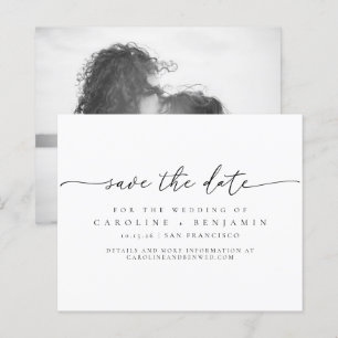 Mariage photo minimaliste de script budget Date de