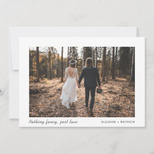Mariage photo minimaliste moderne Elopement