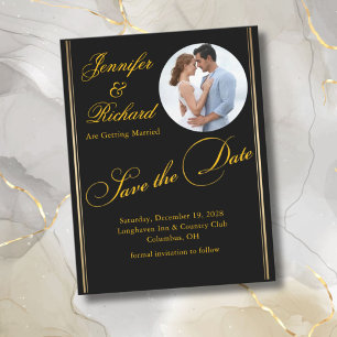 Mariage photo moderne Enregistrer la carte de date