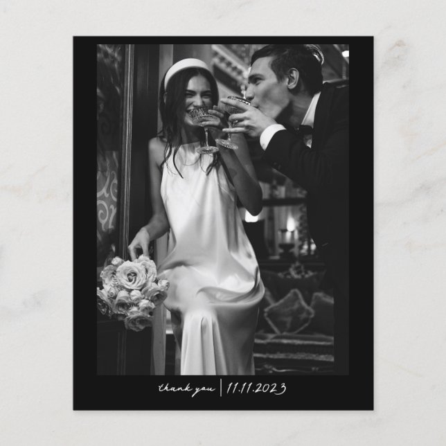 Mariage photo simple et chic (Devant)