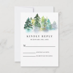Mariage Pine Crest RSVP
