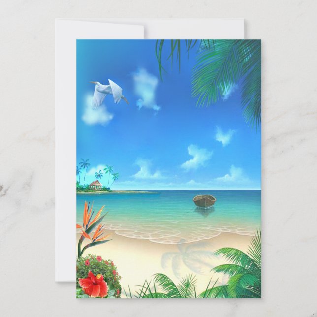 Mariage plage exotique (Devant)