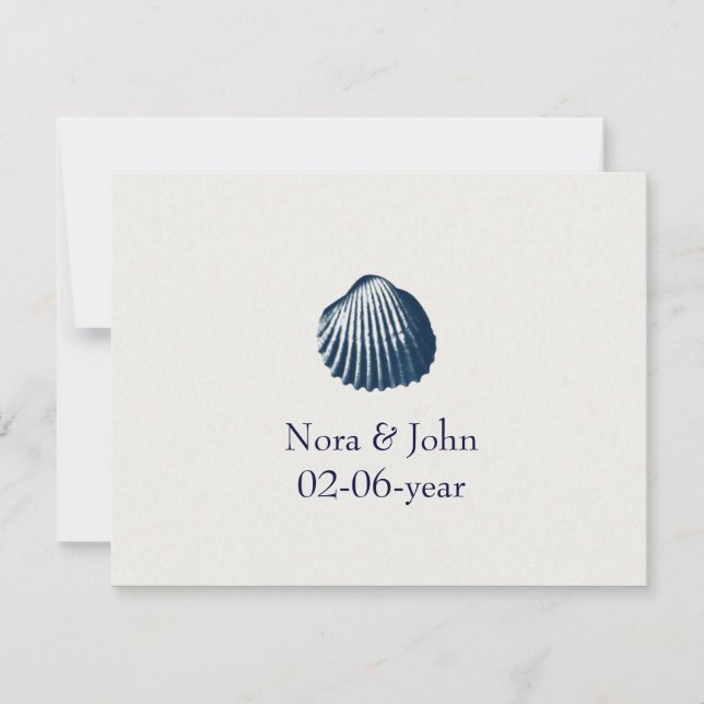 mariage plage RSVP (Devant)