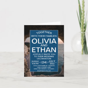 Mariage plage Seascape Invitation