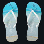 Mariage plage | Tongs | Nom de la mariée | Océan<br><div class="desc">Mariage plage | Tongs | Nom de la mariée |Océan</div>