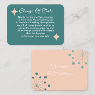 Mariage Reporté Changement De Date Faire-part
