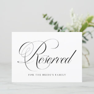 Mariage réservé à Black Flourish Script