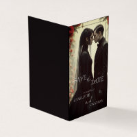 Mariage romantique dans l'élégance noire