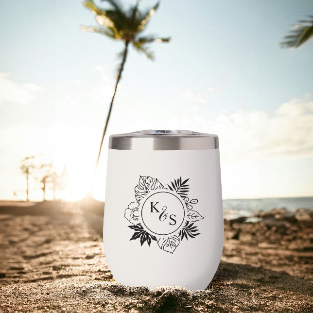 Mariage romantique de verdure tropicale (Créateur téléchargé)