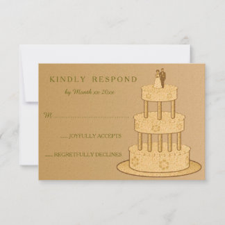 Mariage romantique vintage RSVP