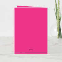 Mariage rose chaud | Invitation de couleur vive en