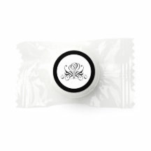 Mariage Rose noir Calligraphie