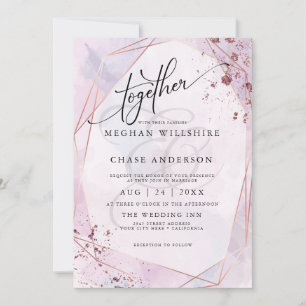 MARIAGE Rose Pink et Lilac Jaspé