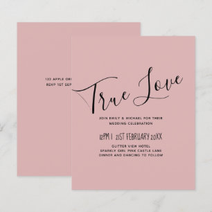 Mariage rose Rose poussiéreux