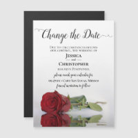 Mariage Rose rouge reporté Modifier l'aimant de da