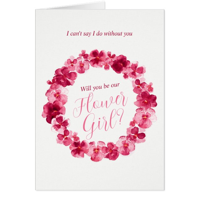 Mariage rose rouge rose sansy serez-vous ma fille  (Devant)