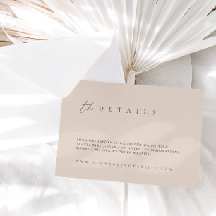 Mariage rose vif moderne Détails Carte boîtier