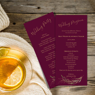 Mariage royal Bourgogne Tout en un programme de ma