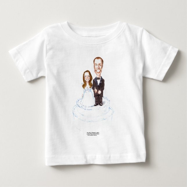 Mariage Royal Catherine & William Cadeaux T-Shirts (Devant)