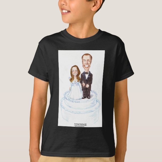Mariage Royal Catherine & William Cadeaux T-shirts (Devant)