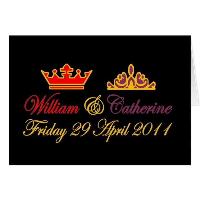 Mariage royal de William et de Catherine (Devant horizontal)