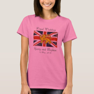 Mariage royal Harry & Meghan T-Shirt (rose)