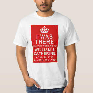 Mariage royal J'ÉTAIS LÀ Tshirts