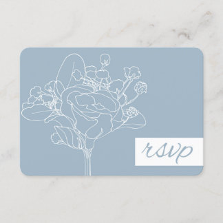 Mariage RSVP (Bleu Diamant)
