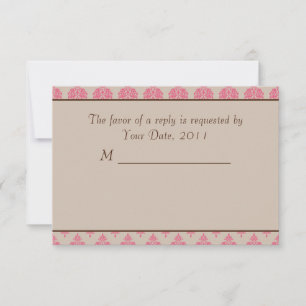 Mariage RSVP Horse et transport Invitation