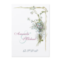 Mariage RSVP oubliez-moi non