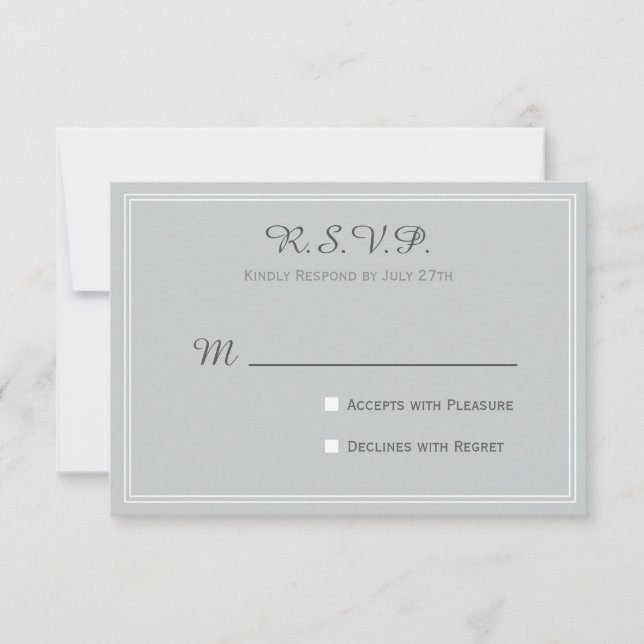 Mariage RSVP pour la collection d'amour de l'État (Devant)