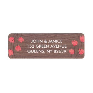 Mariage Russe Blossom Collection Étiquettes de adr